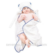 Baby Towel with Hooded, Super Soft Organic Bamboo Fibers, Absorbent, Hypoallergenic, Antibacteria & Free from Chemicals